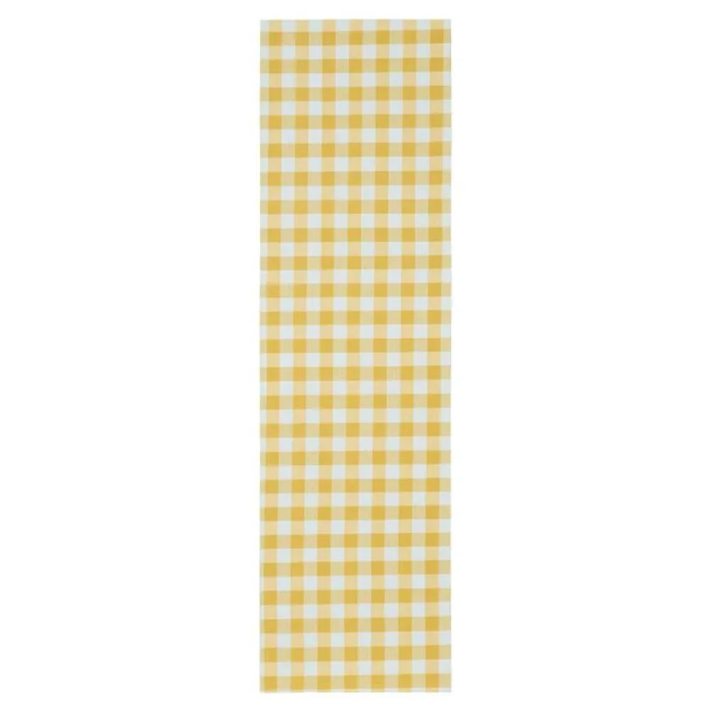 Achim Home Furnishing, Buffalo Kitchen Table Runner, Yellow, 13
